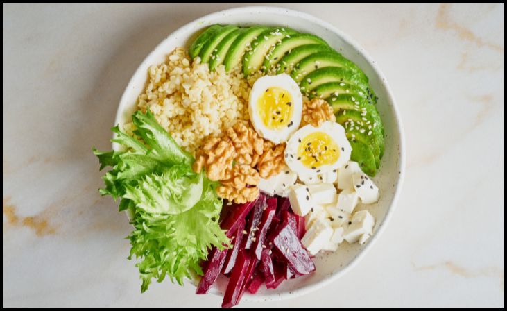 1. Avocado and Egg Breakfast Bowl