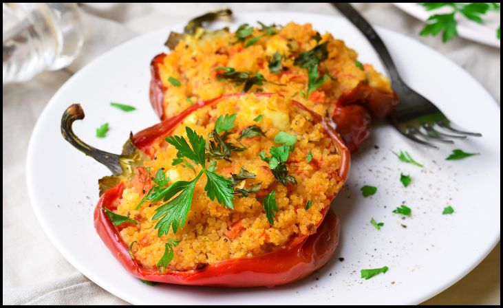 Stuffed Bell Peppers with Ground Turkey